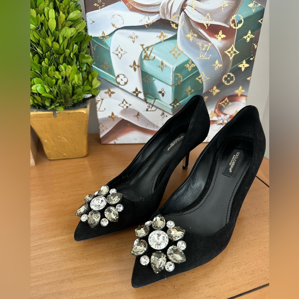 Dolce & Gabbana Taormina Suede Pump